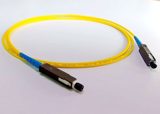 Singlemode 3.0mm Faser-Optikverbindungskabel G657 MU UPC