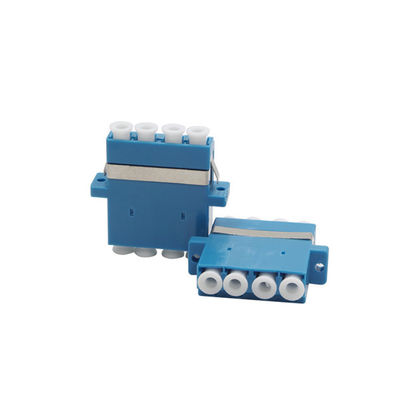 CER genehmigte Kerne Inspektion Millimeter OM3 4 viererverseilt LC-Faser-Optikadapter