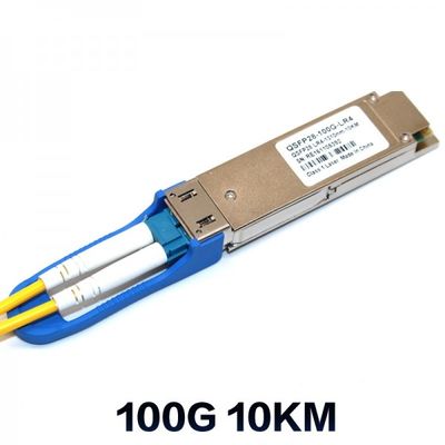 10KM DDM QSFP28 100G LR4 Modul Verdrahtungshandbuchs Sfp, Sfp-Faser-Transceiver