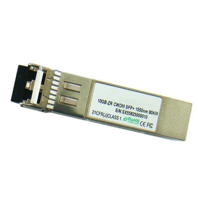 Faser-Optiktransceiver 10G CWDM 1550nm 80km SFP+