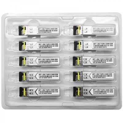 einzelner bidirektionaler optischer Transceiver 1.25G Lc Verbindungsstück-20Km